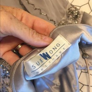 Sue Wong Dresses - Sue Wong Silver Beaded Flapper Dress Sue Wong Dresses - Sue Wong Silver Beaded Flapper Dress