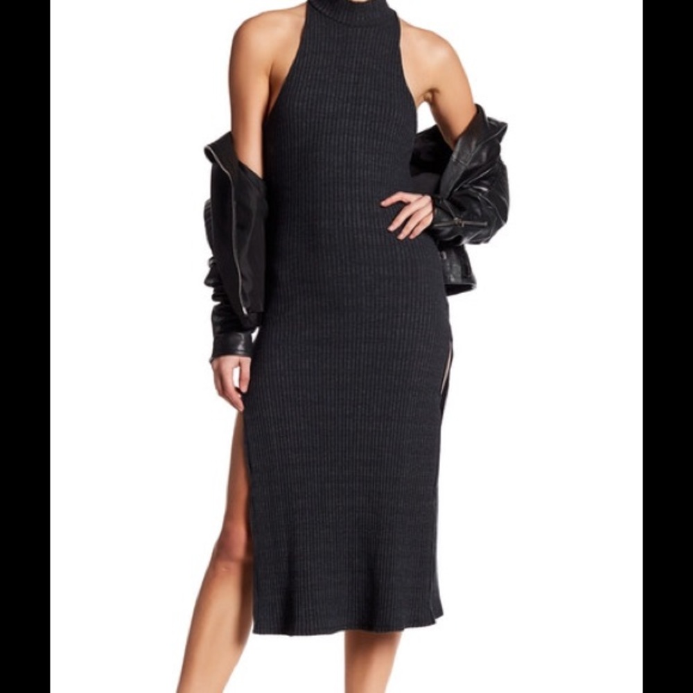NYTT Sleeveless Mock Neck Tunic Black Size M