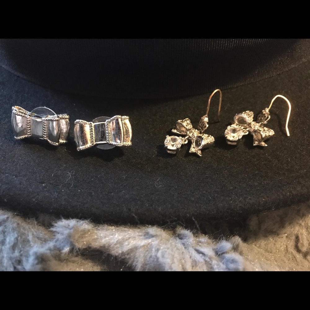 🎀 Bow cocktail earrings 🎀