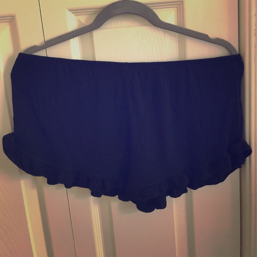 Black brandy melville comfy shorts