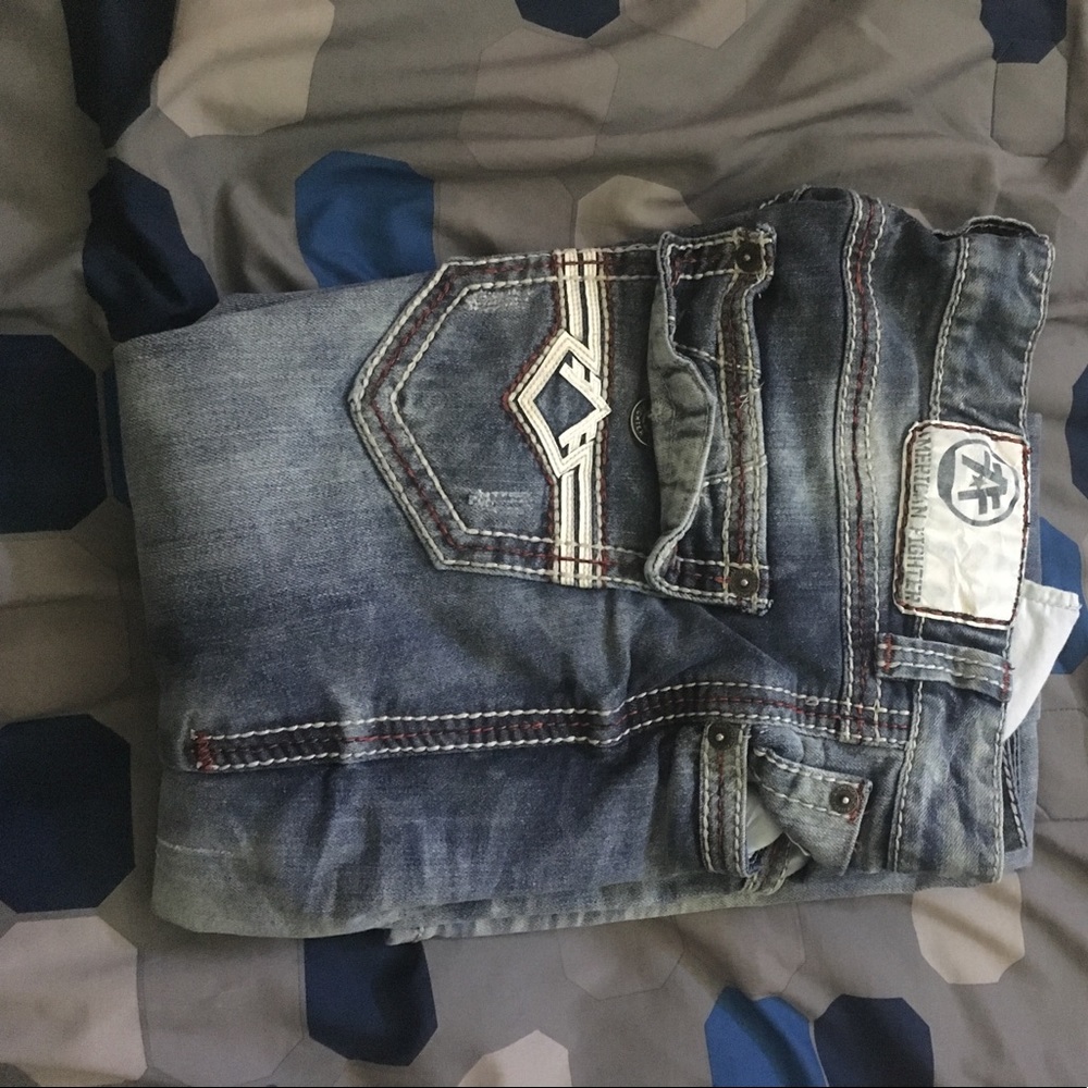 American fighter jeans
