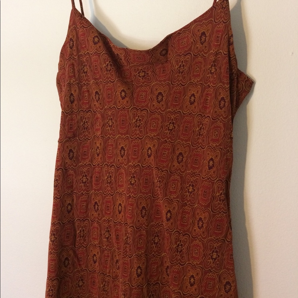 100% silk vintage dress