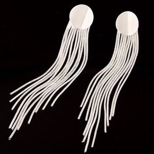 Silver Tassel Earrings