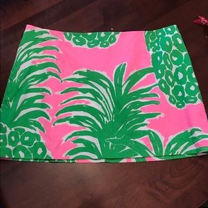 Lilly Pulitzer Pink Pout Flamenco Tate Skirt