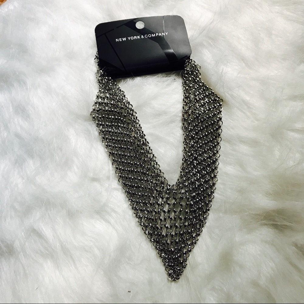 🌸NYC silver chain link necklace