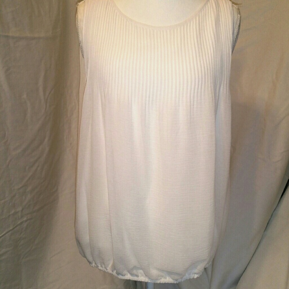 M.l.L.P ladies GEORGETTE SUNRAY PLEAT BLOUSE