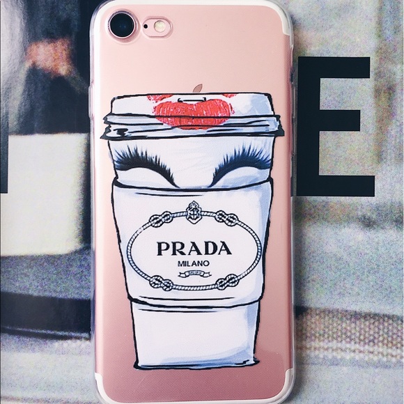 ✨☕️Prada coffee iPhone 7, 6/6s Plus phone case☕️✨ - Picture 2 of 5