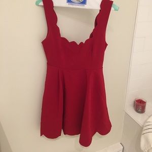 Nasty Gal "I'm Yours" red dress, worn once