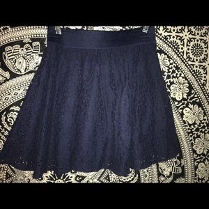 Navy blue skirt