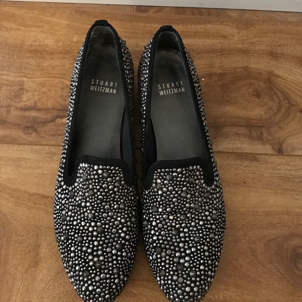 Silver Studded Loafers