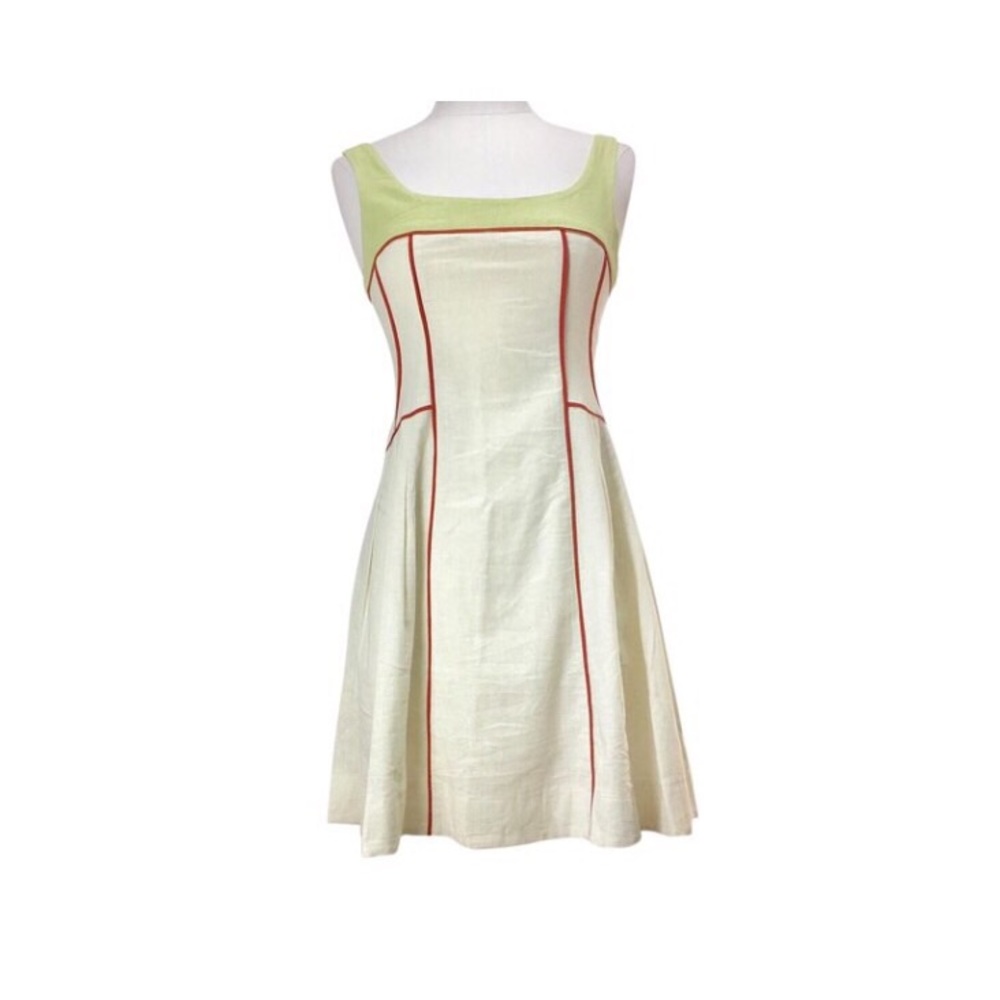 Summer Rhapsody Sleeveless Linen Dress