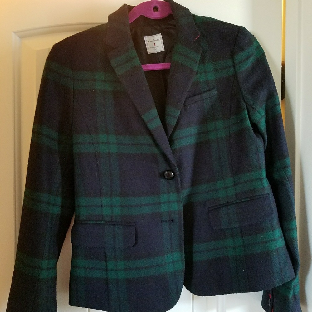Gap Plaid Academy Blazer
