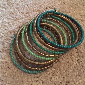 Funky Beaded Bangle