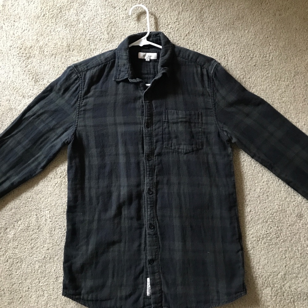 River Island Casual Shirt Green Check Small