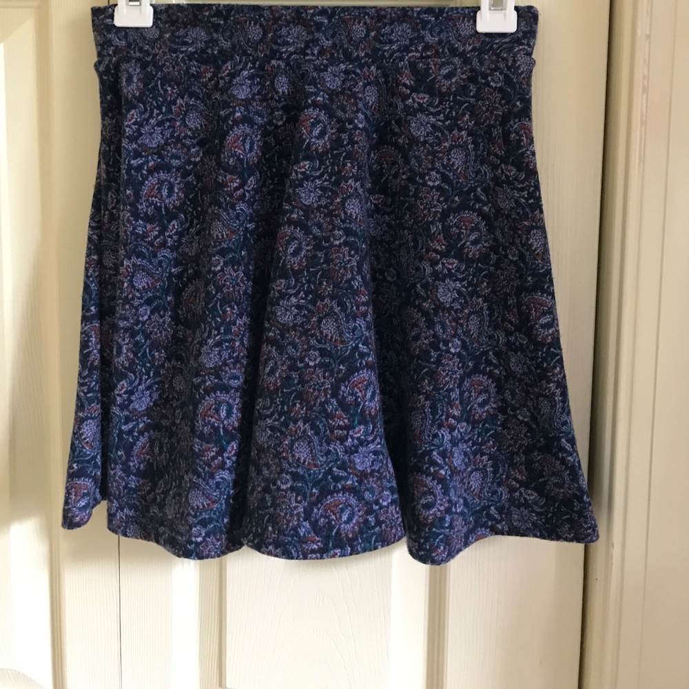 LA Hearts paisley skater skirt