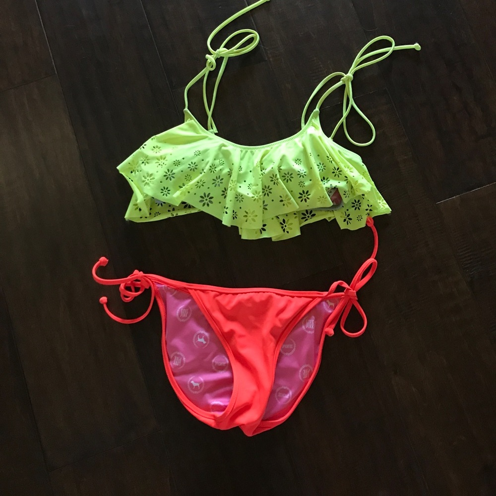 PINK by Victoria's Secret Yellow Swimsuit Top