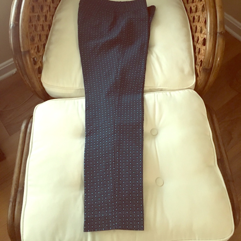Loft cropped cotton slacks