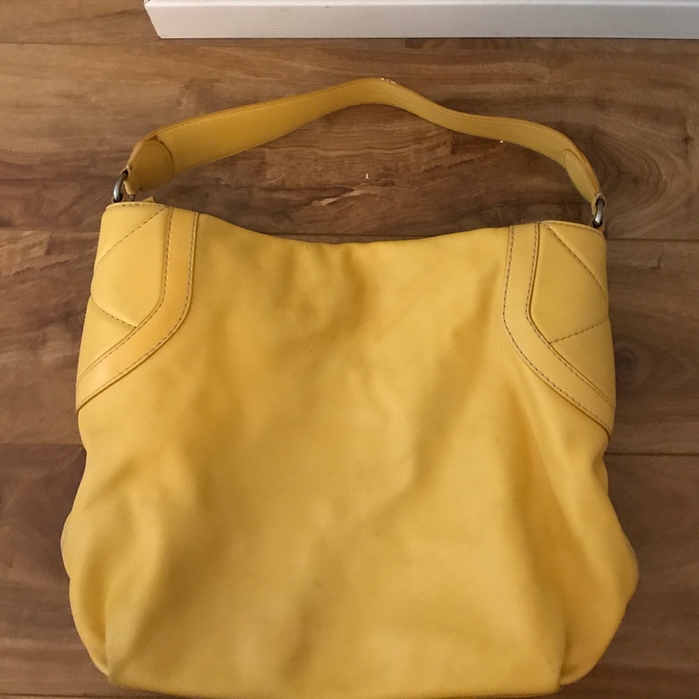 Yellow Leather Michael Kors Purse