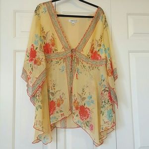 Coldwater Creek flowy Jacket