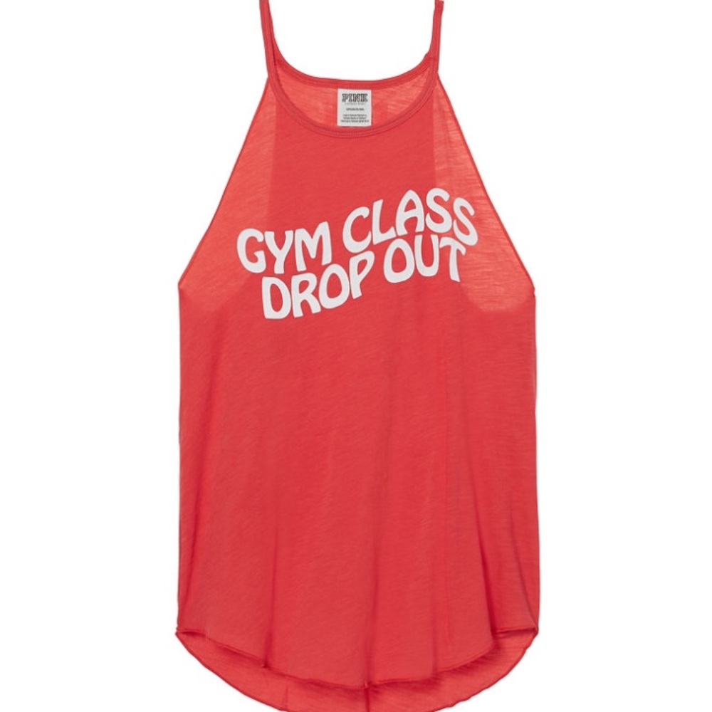 NWT PINK Gym Class Dropout Tank