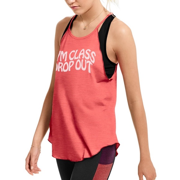 NWT PINK Gym Class Dropout Tank - Picture 4 of 4