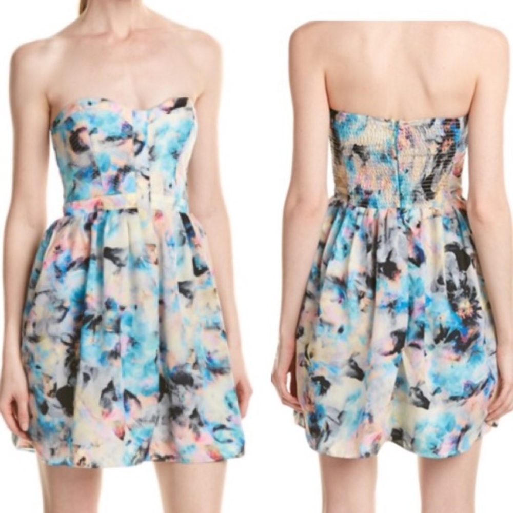 50% OFF! Parker A-Line Floral Bustier Party Dress