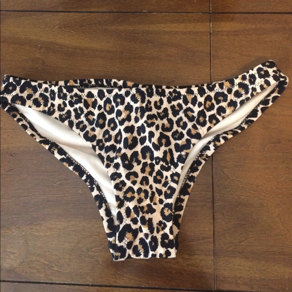 NWT cheetah print bikini bottoms