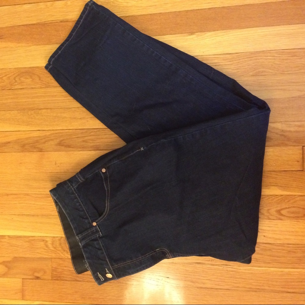 LANE BRYANT Straight leg double button