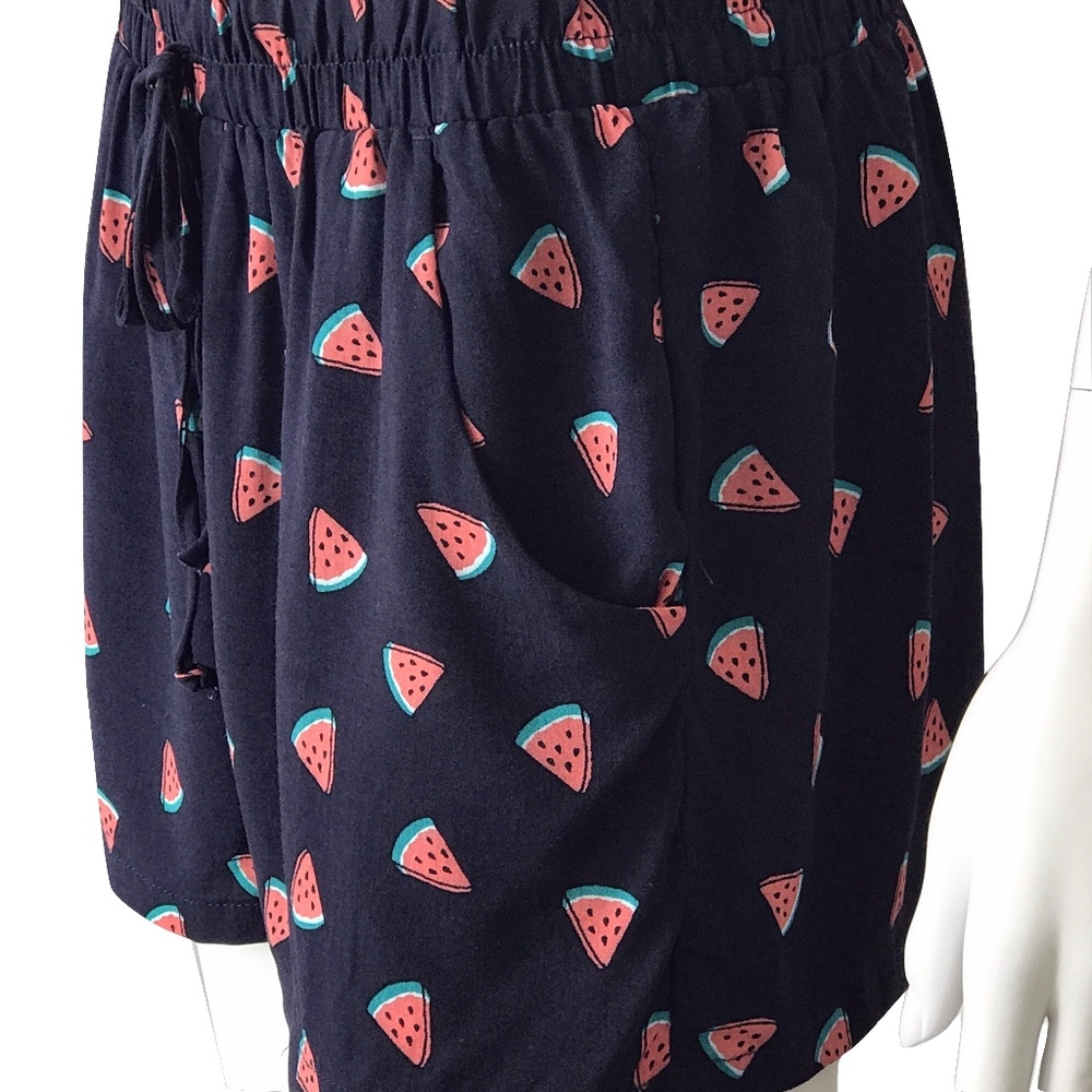 Beachy Watermelon Printed Shorts - Picture 4 of 5