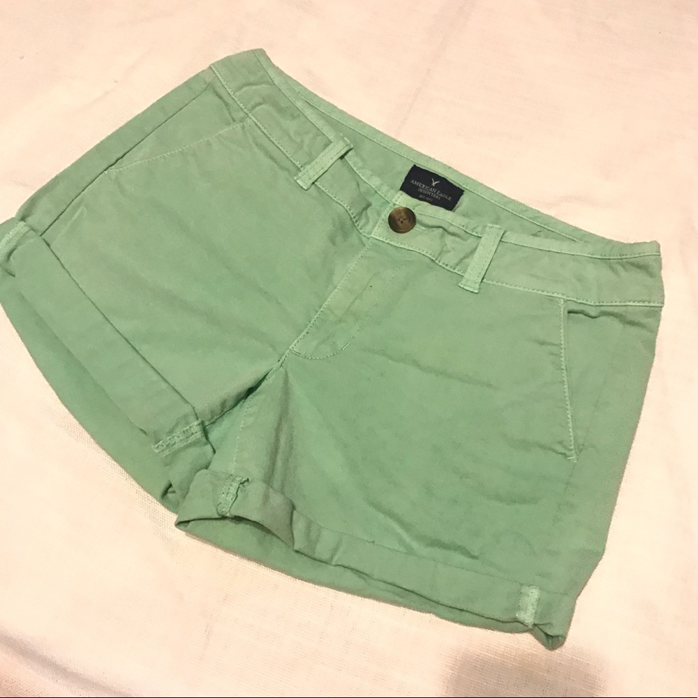 American Eagle Mint Shorts