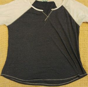 Lady's baseball tee