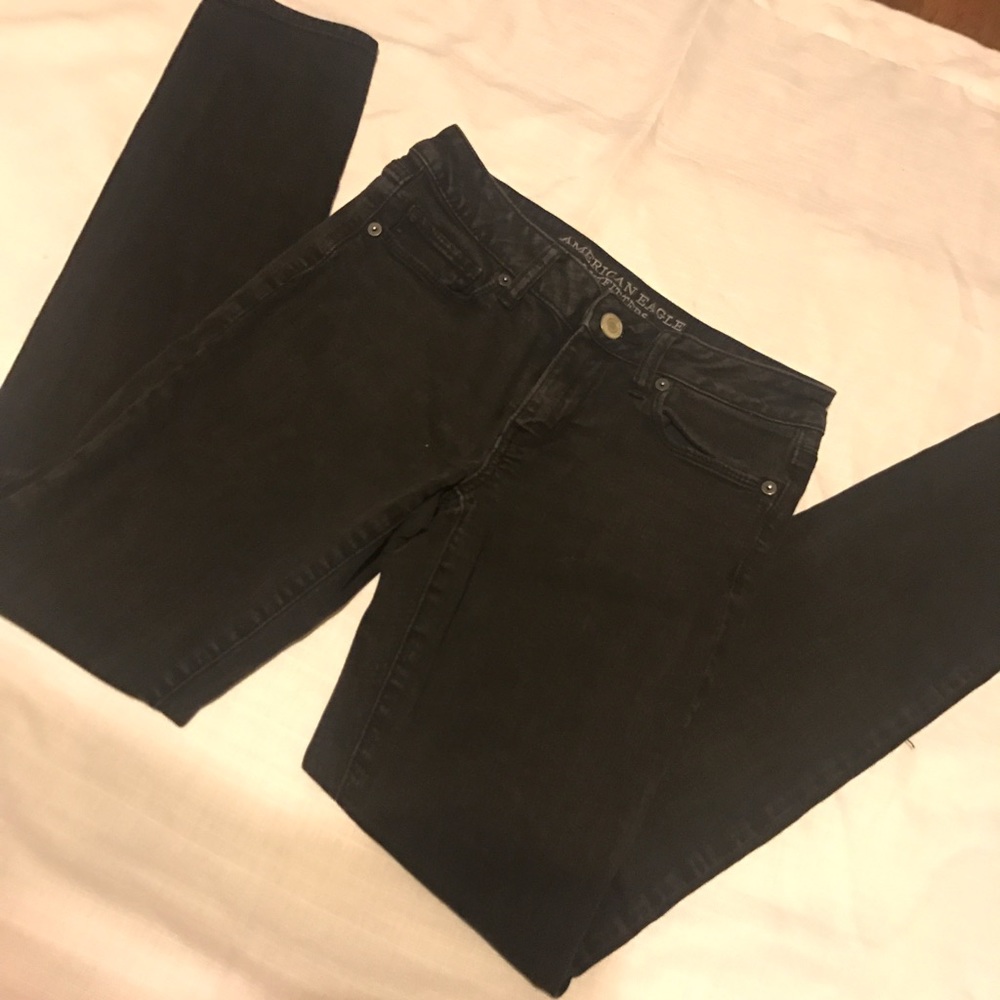 Black AE Skinny Jeans