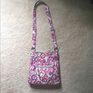 Paisley meets plaid Vera Bradley hipster  bag