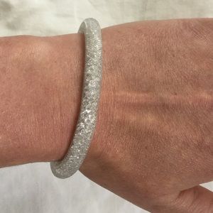 Swarovski Crystaldust bracelet - white