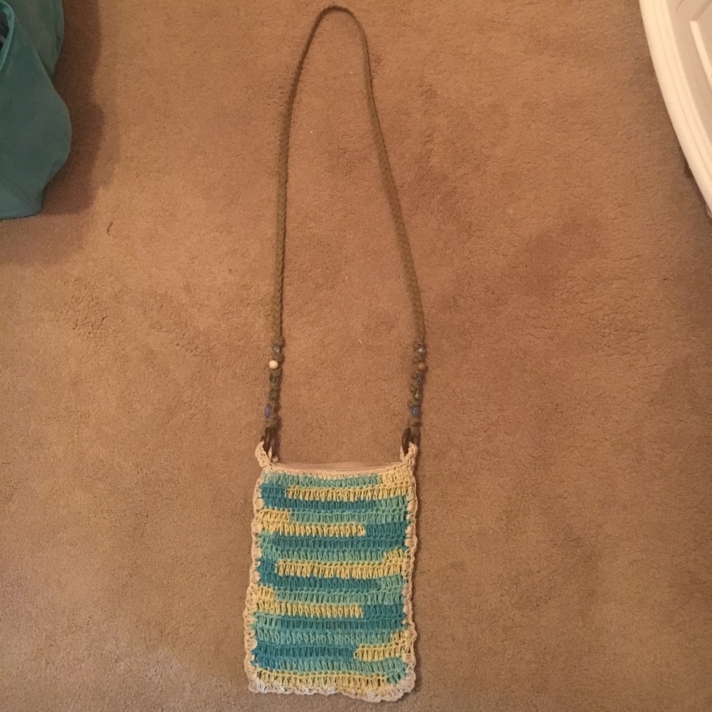 Yellow and Blue Hipster Bag
