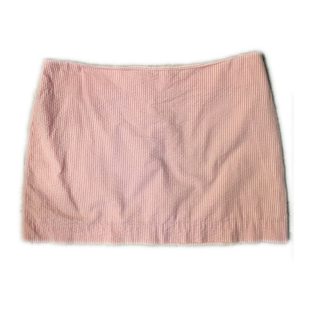 Lilly Pulitzer Pink Seersucker Skirt