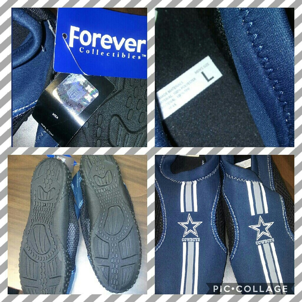 Cowboys themed water shoes