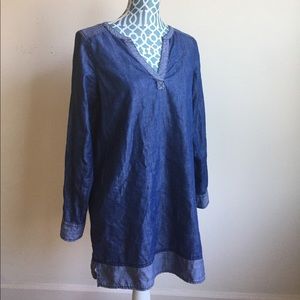 Gap Long Sleeved Denim Dress/Tunic