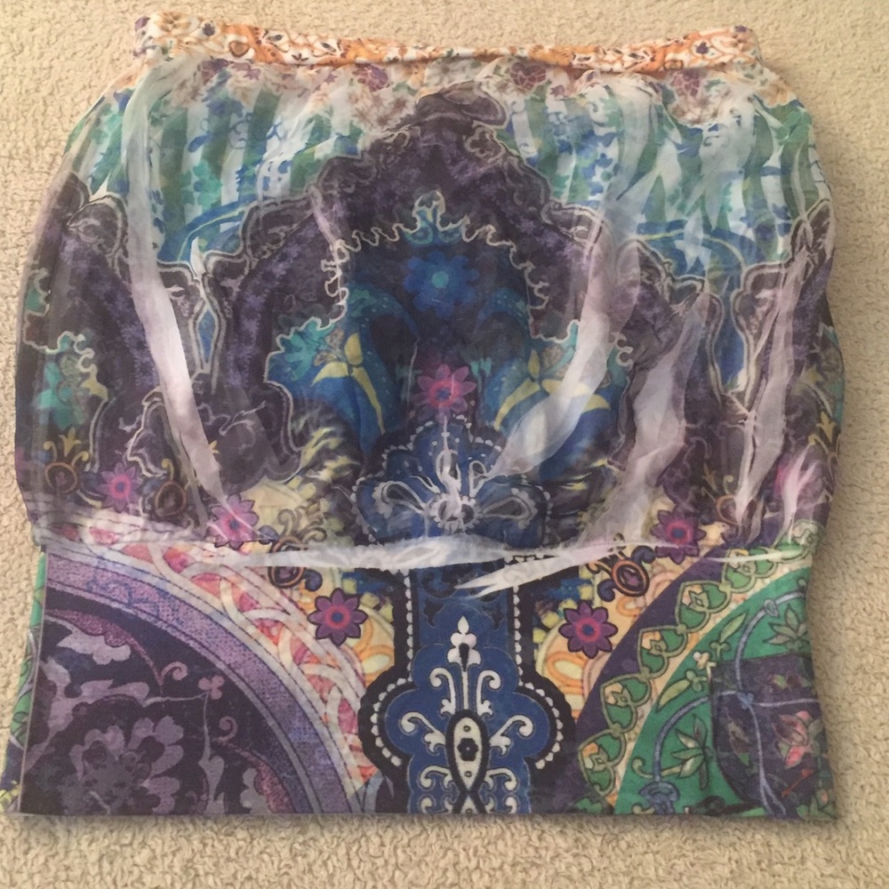 Arden B Blousy Tube Top. Size XS.