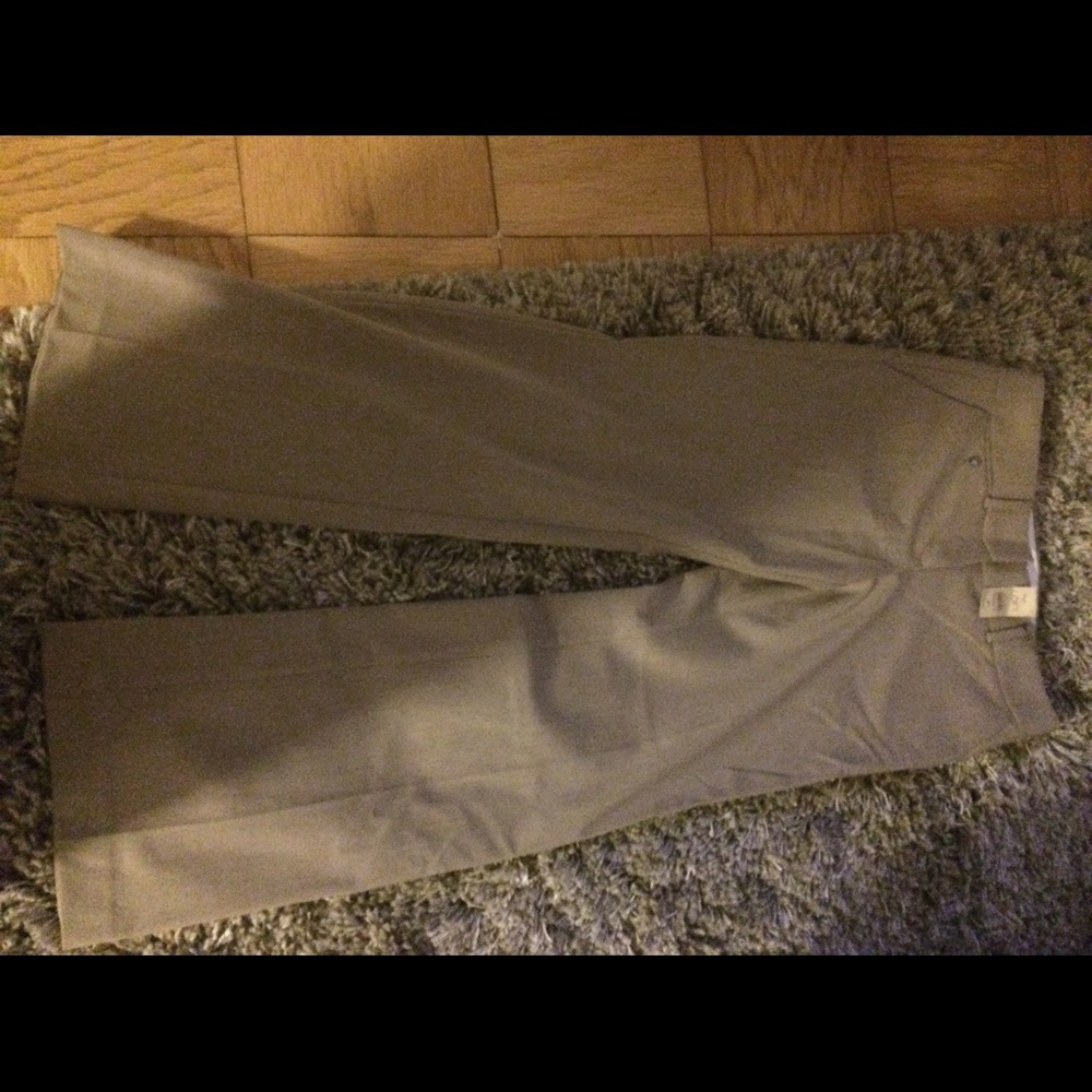 Ann Taylor loft gray/beige pants size 4 petite