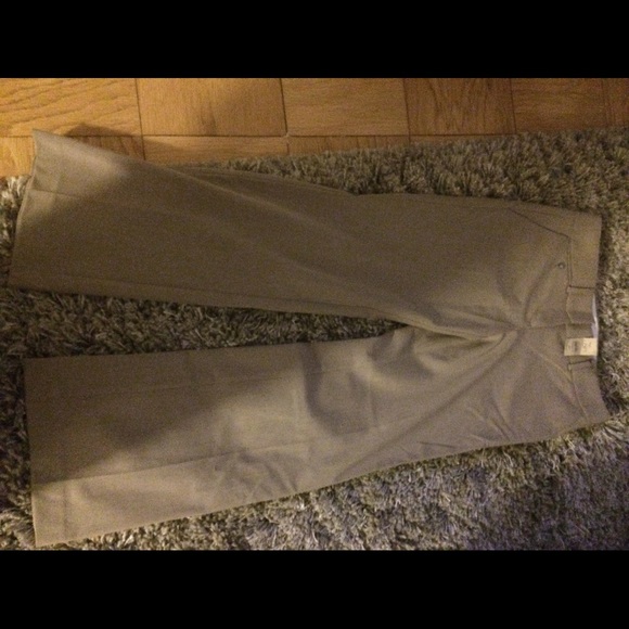 Ann Taylor loft gray/beige pants size 4 petite - Picture 1 of 3