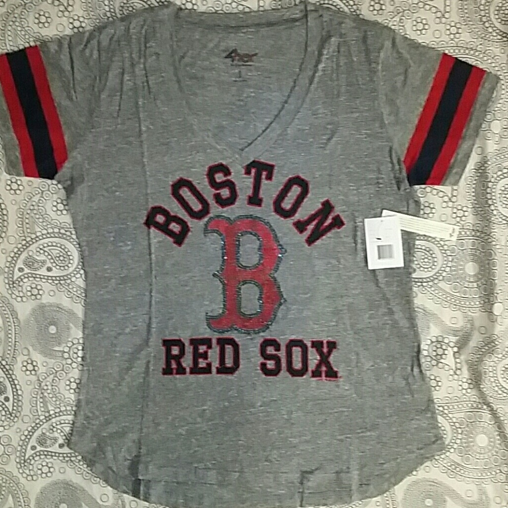 Womens Unique Boston Redsox T-shirt