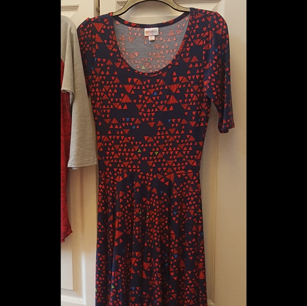 Lularoe Nicole Dress WORN ONCE