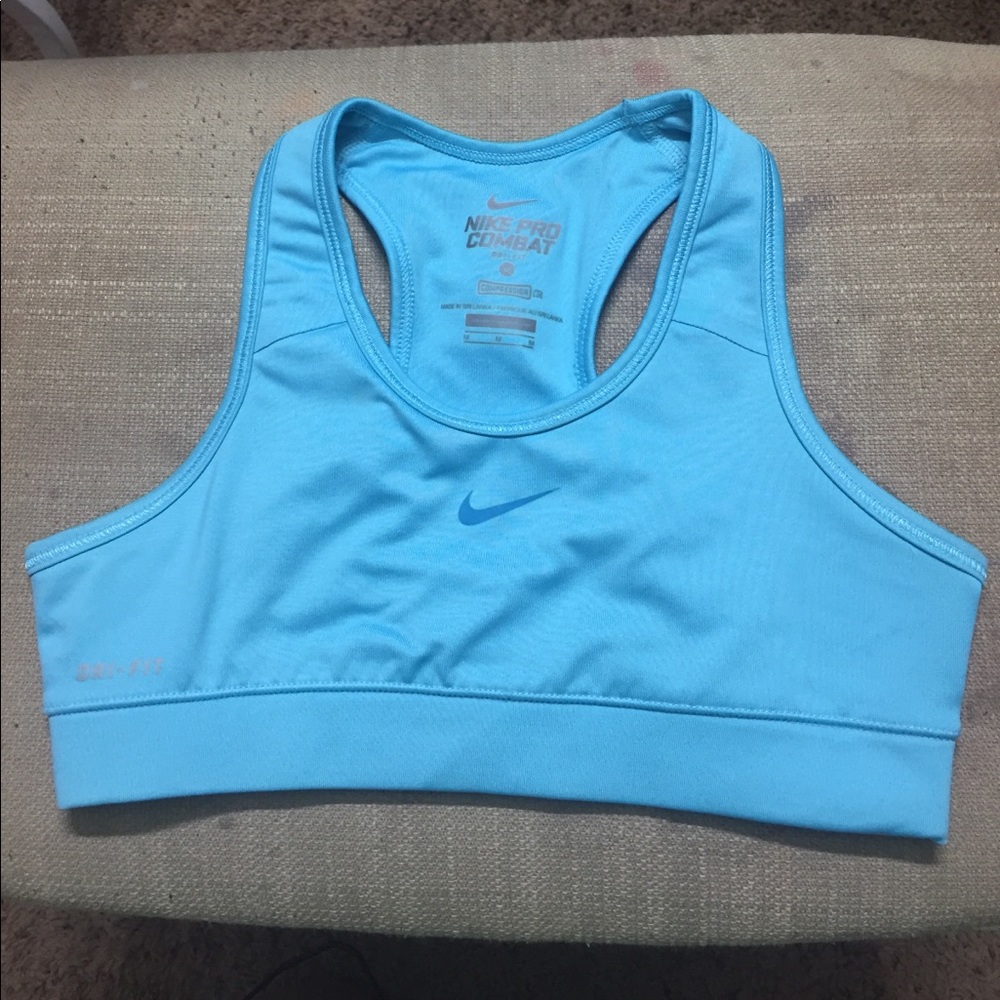 kids nike pro sports bra