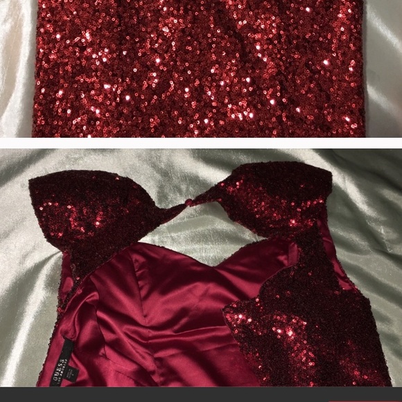 Red sequin dress - Picture 3 of 3