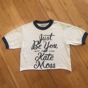 Urban Outfitters Kate Moss Cropped Tee