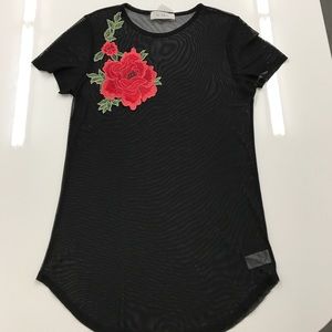 Floral statement tunic