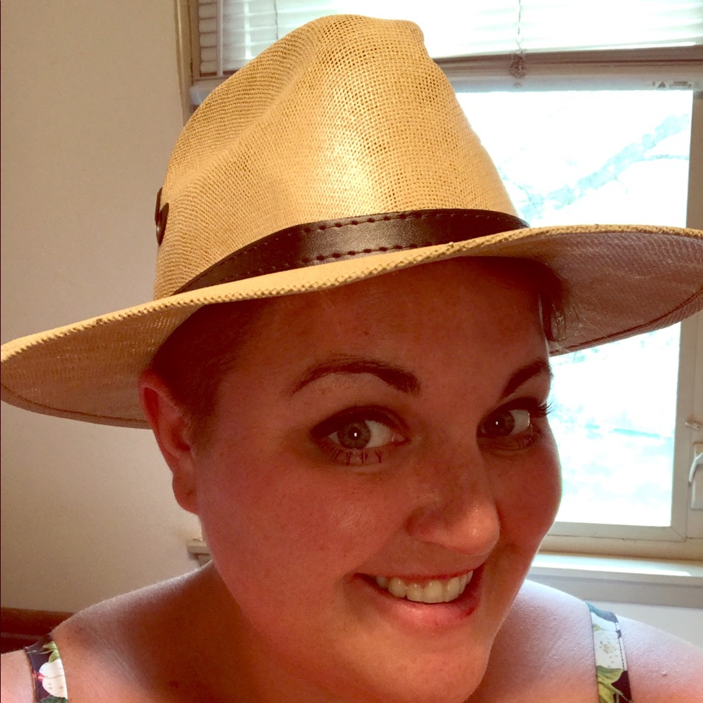 Straw sun hat from Mexico