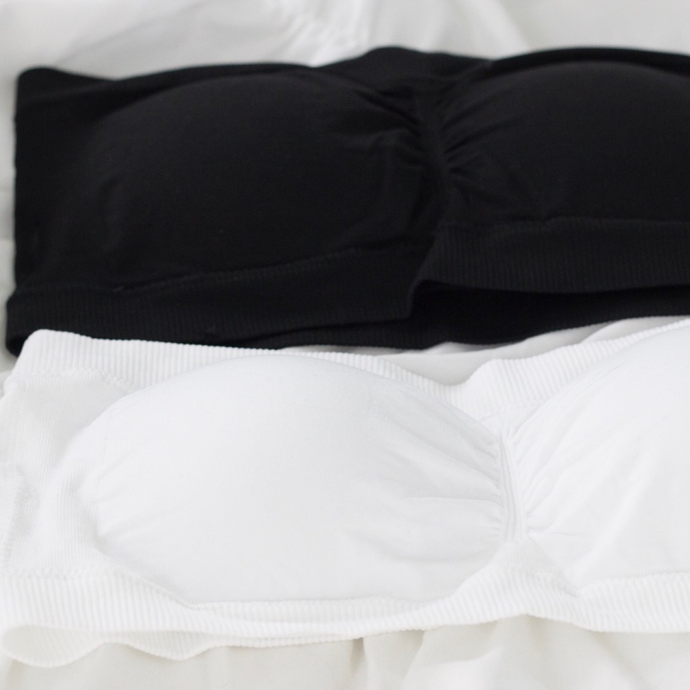 2 Pack: Padded Bandeau Bras - Picture 4 of 8