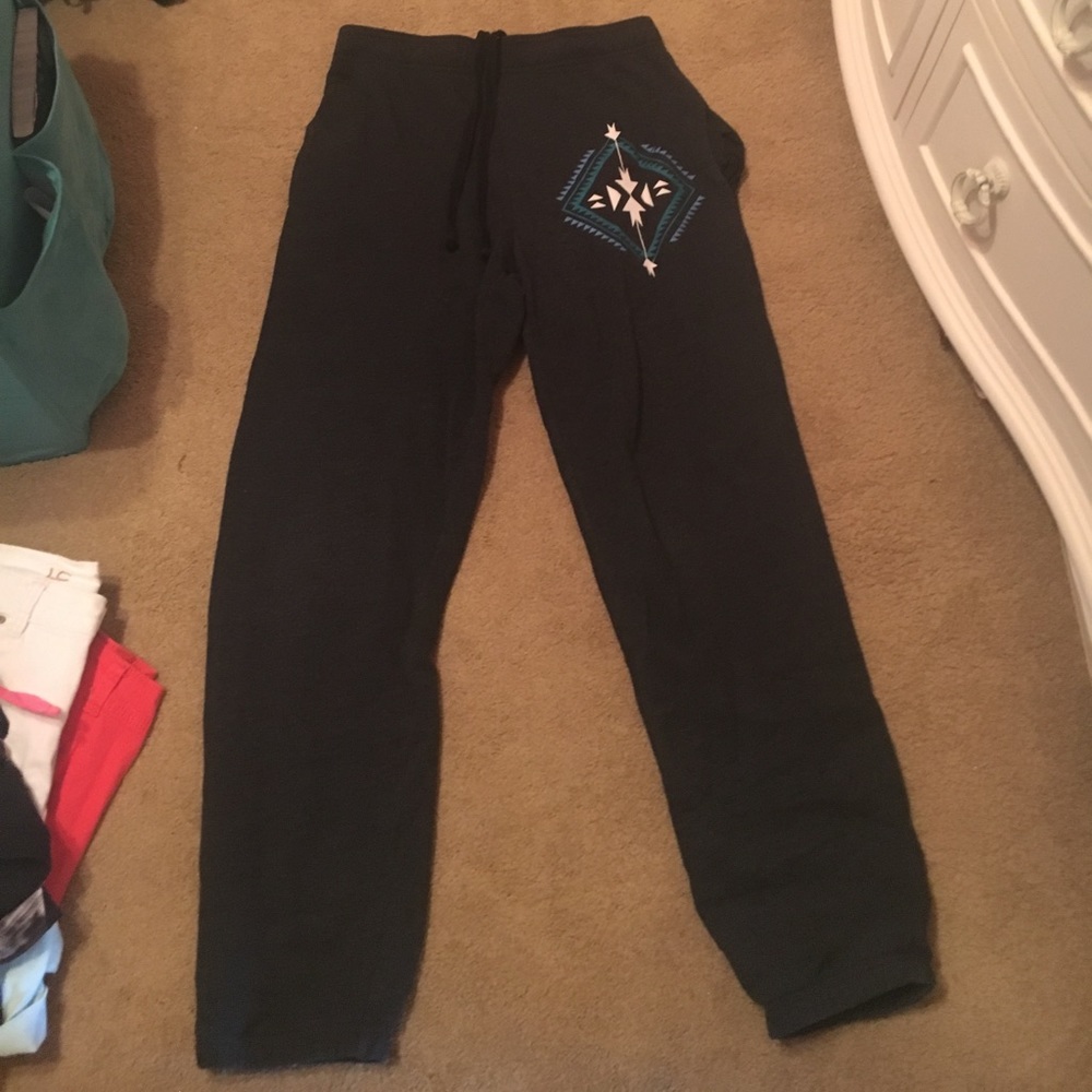 grey fleece joggers